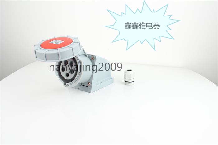 尼龙工业插头插座 国际CE安全认证。本产品与国际上其它厂商同类型号的元器件兼容互配，是完全代替电动机插头、插座的新型接插装置。IS60309系列 16A/32A 5芯明装插座，可用于舞台，灯光，工程等.
IP67防护等级 防护效果好，质量高，材质硬，触点不容易损坏.