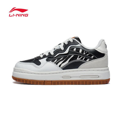 李宁经典时尚潮流休闲鞋女鞋板鞋百搭品牌LOGO字母运动鞋AGCT244