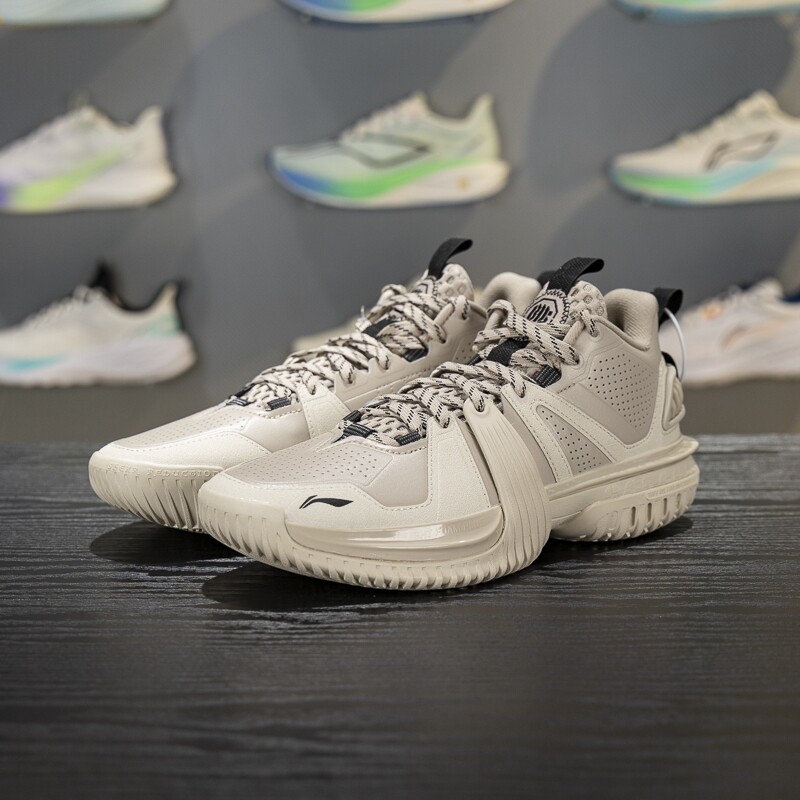 李宁篮球鞋男子2024新品反伍BADFIVE暴风回弹篮球外场鞋ABFU051