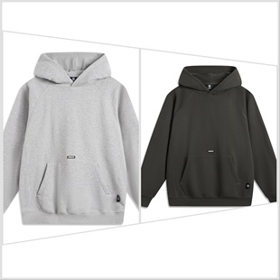 李宁男子卫衣2024冬季 反伍篮球系列宽松套头连帽上衣AWDU509 新款