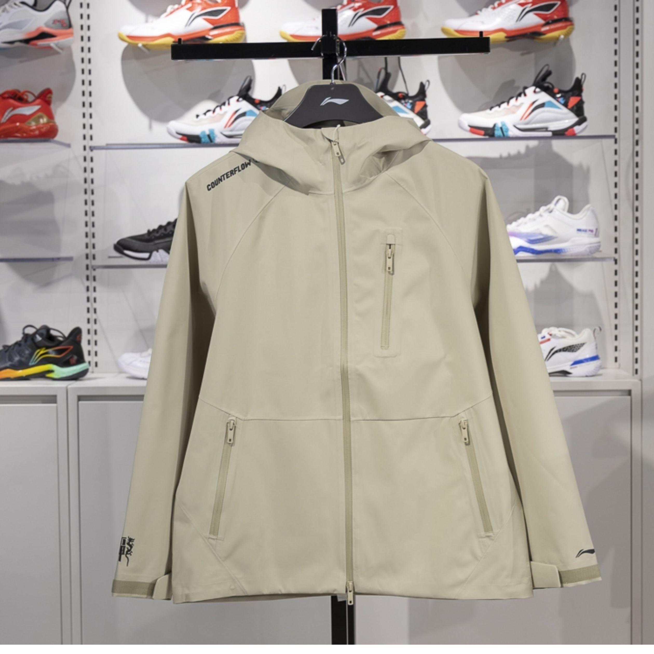 中国李宁男子运动风衣外套