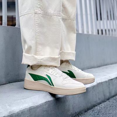 Lining/李宁车缝线系带板鞋低帮