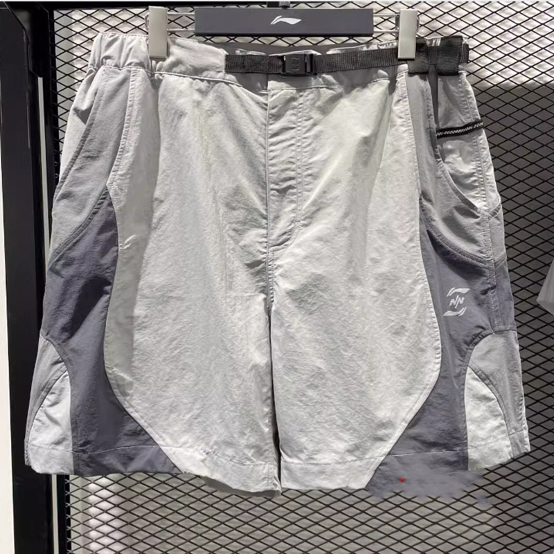 李宁短裤夏季男时尚系列舒适透气潮流宽松运动短裤AKSU839