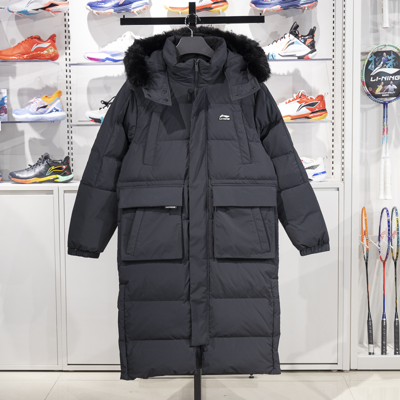 Lining/李宁保暖连帽长款