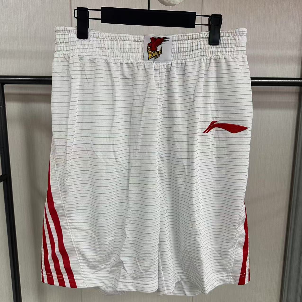 《购买前看详情B品》李宁男款短裤训练运动速干篮球短裤AAPN373