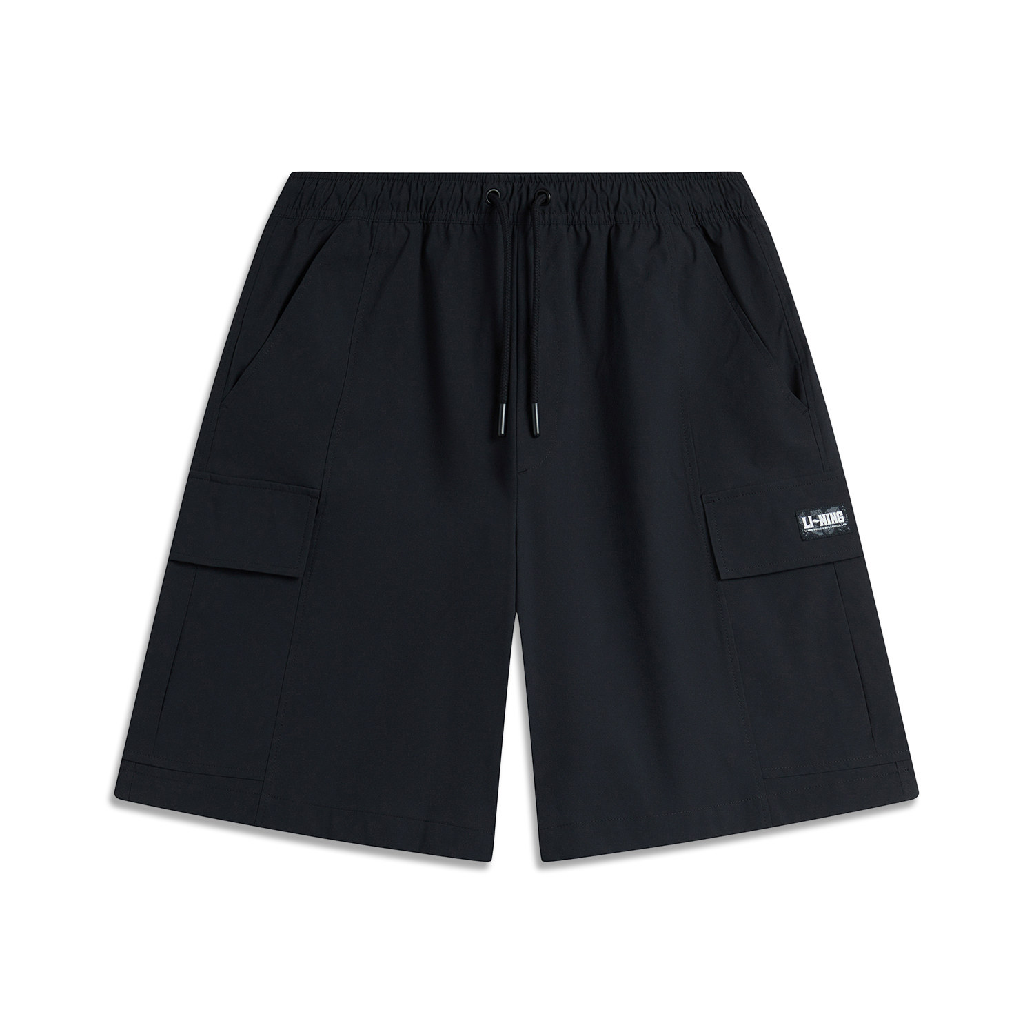 李宁五分裤24夏新款男运动休闲速干吸汗透气宽松时尚短裤AKSU597