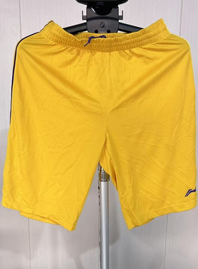 《购买前看详情B品》李宁短裤男子透气宽松运动休闲短卫裤DDDD562