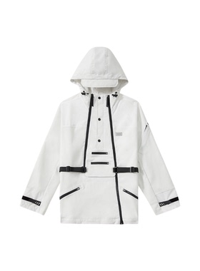 李宁LNG 都市机能系列 时尚舒适宽松外套 男女同款夹克FFAC003