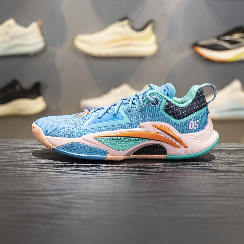 李宁反伍追猎1篮球鞋男子2025新款减震回弹支撑稳定外场鞋ABFV003