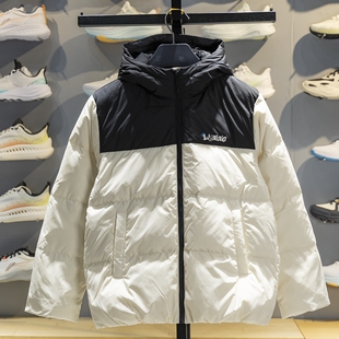 李宁男童短款羽绒服2025冬季新款男小大童宽松保暖外套YYMV067
