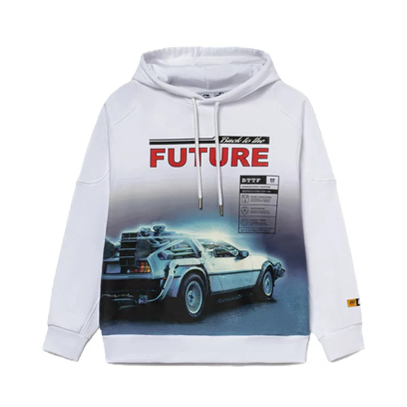 李宁卫衣环球影业回到未来男子印花运动休闲宽松连帽上衣AWDRB01,运动服/休闲服装,运动POLO衫,淘宝优惠券,粉丝福利购,淘宝优惠卷