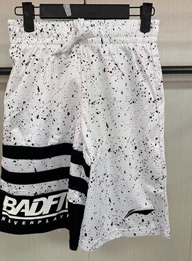 《购买前看详情B品》李宁短裤男士夏季比赛裤速干宽松短裤AAPL078