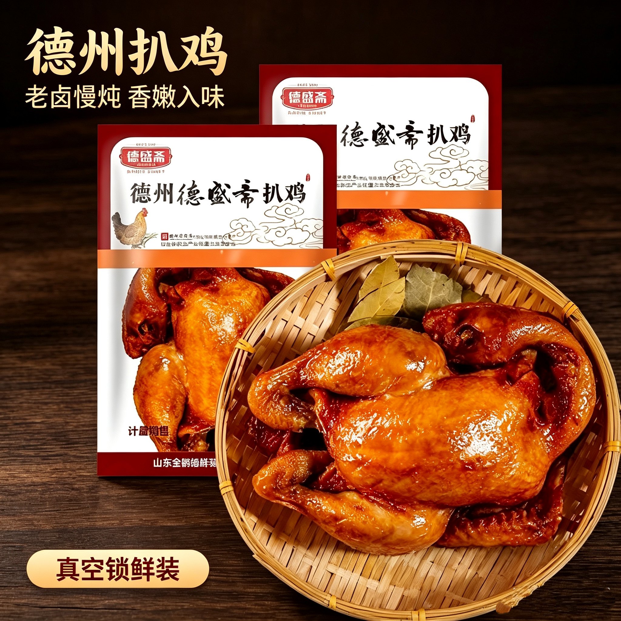 德盛斋德州正宗五香扒鸡整只
