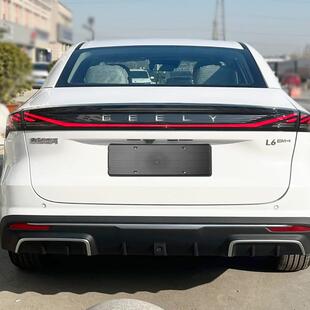 适用吉利银河L6emi车牌框后牌照座车牌板牌照托号牌保护边框防翘