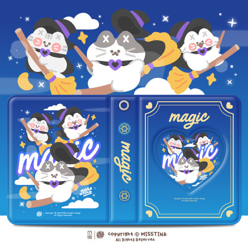 MISSTINA三寸相册卡册原创猫咪