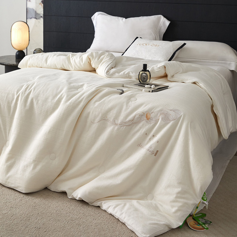 沃尔德专柜全棉水洗提花睡豆被大豆纤维蚕丝双人春秋被冬被子母被,床上用品,化纤被,淘宝优惠券,粉丝福利购,淘宝优惠卷