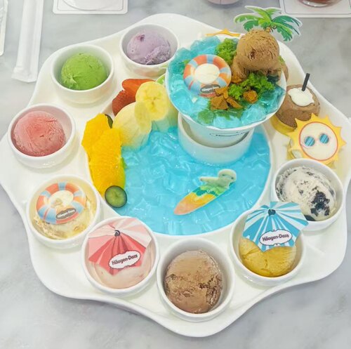 到店兑换夏季新品哈根达斯趣玩缤纷锅冰淇淋套餐下午茶兑换券全国