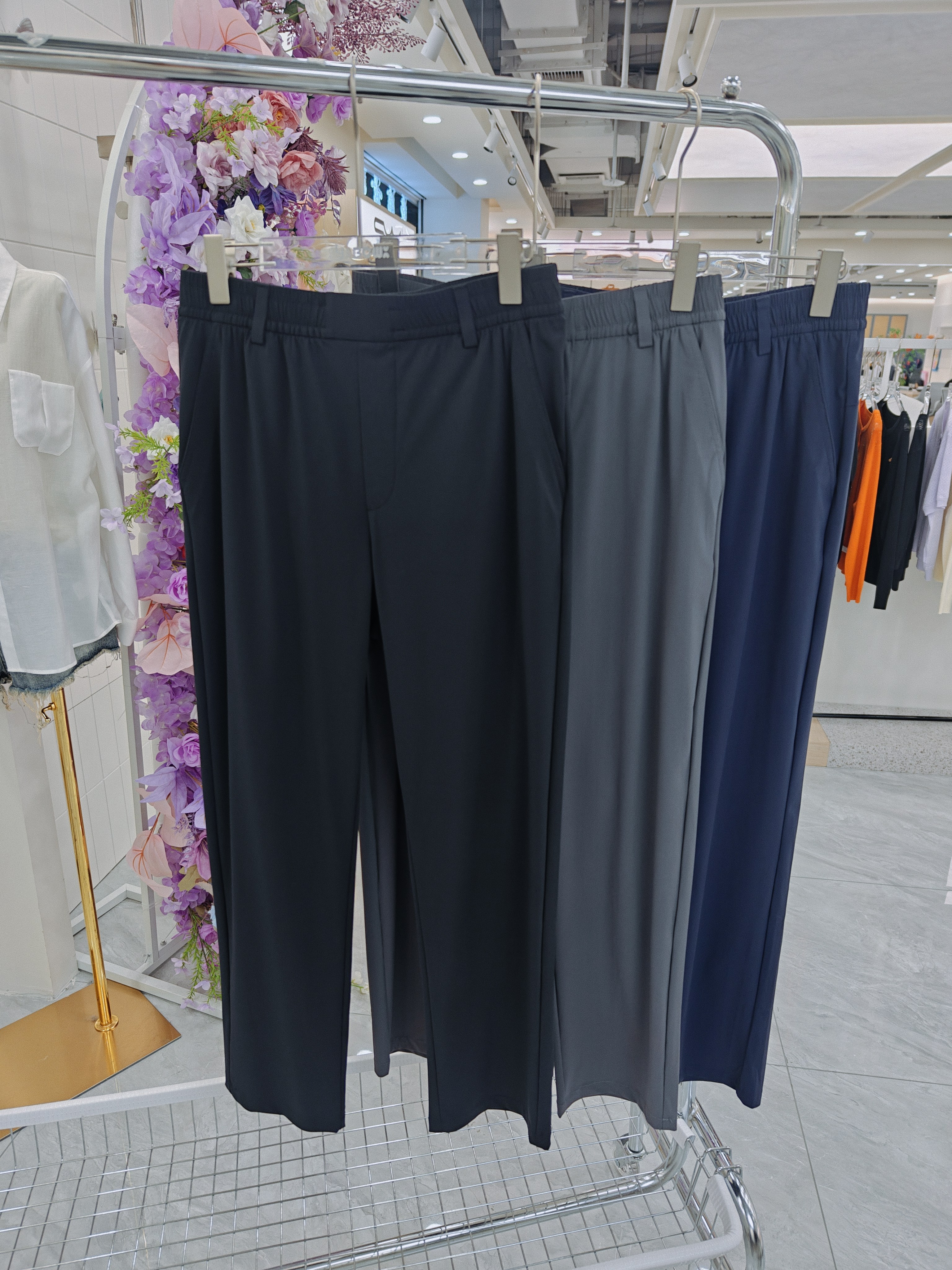 2026夏季新款圣72669速干弹力凉感透气男直口户外运动休闲长裤