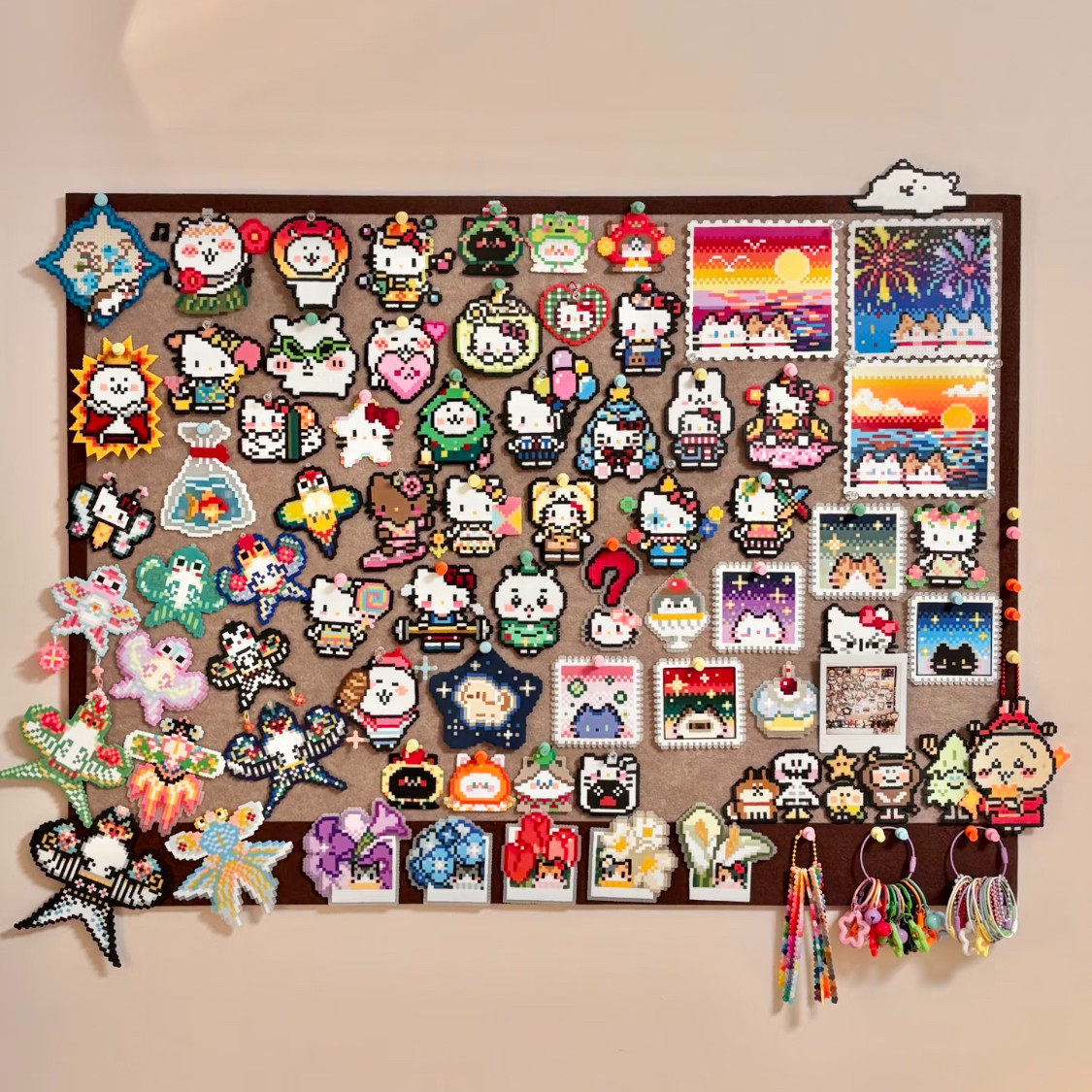 拼豆收纳展示框DIY装饰摆饰背景板拍立得拼图创意摆台爱豆毛毡板,文具电教/文化用品/商务用品,软木板/照片板/毛毡板,淘宝优惠券,粉丝福利购,淘宝优惠卷