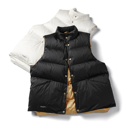 白鸭绒羽绒马甲外套保暖上衣男