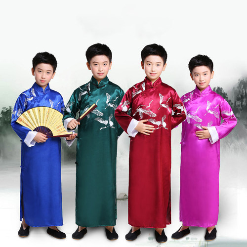 2025款儿童相声服说书人同款表演