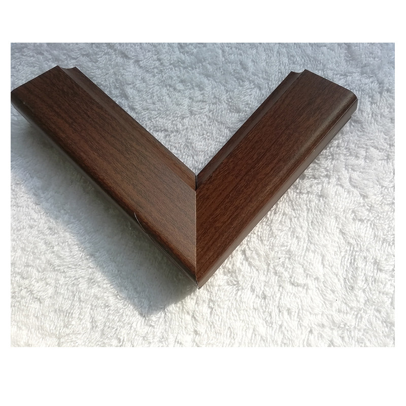 定做前开启式仿实木纹铝合金广告画框宣传电梯相框挂墙制度牌证书