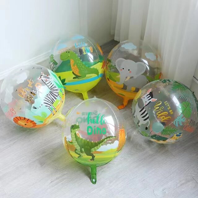 ins韩国宝宝生日装饰4d桌飘