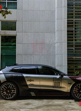 适用极氪001FR ZEEKR车贴拉花领克03+引擎盖汽车改装车身装饰贴纸