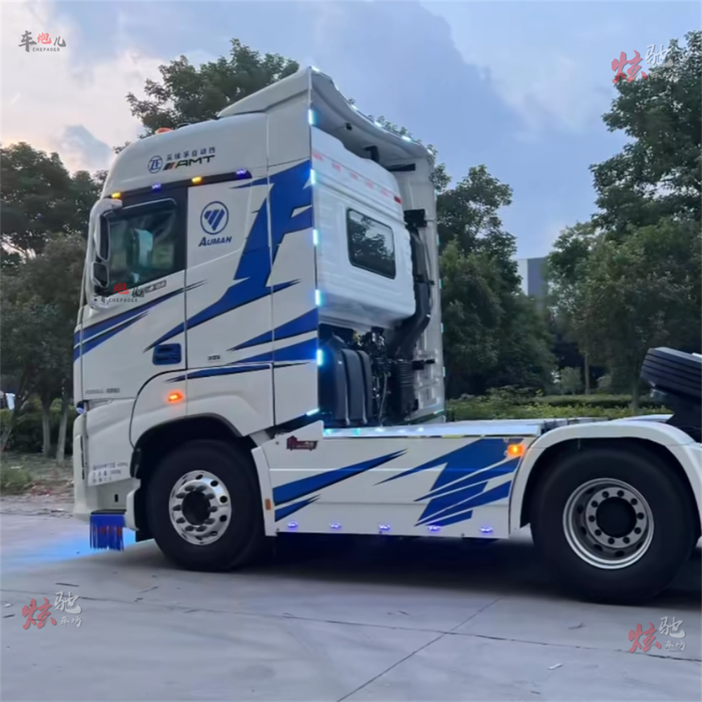 适用乘龙欧曼TL拖挂车车贴拉花汕德卡 J7大货车斯堪尼亚车身贴纸