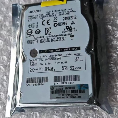 HP 3PAR 703240-001 HUC109090CSS600 900G 10K SAS硬盘0B26014