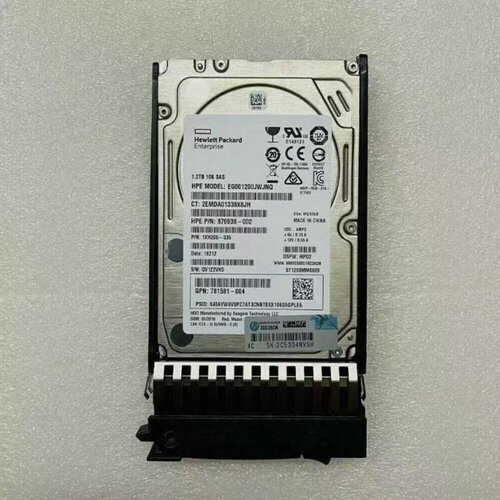 HP/惠普 787648-001 J9F48A MSA 1.2TB SAS 12G 10K 2.5 储存硬盘