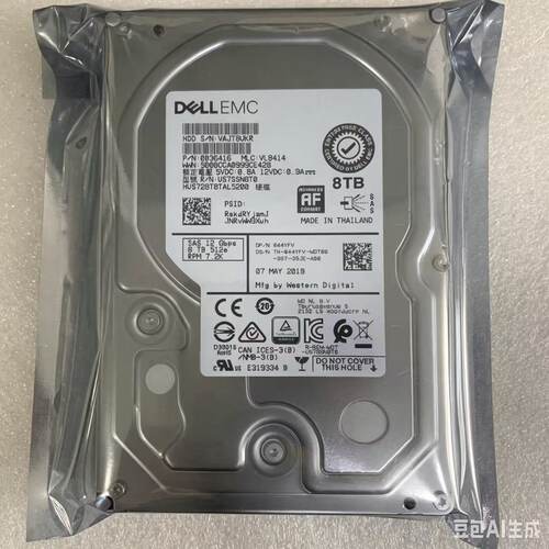 044YFV 8T SAS 12G 7.2K 3.5寸 HUS728T8TAL5200 44YFV硬盘