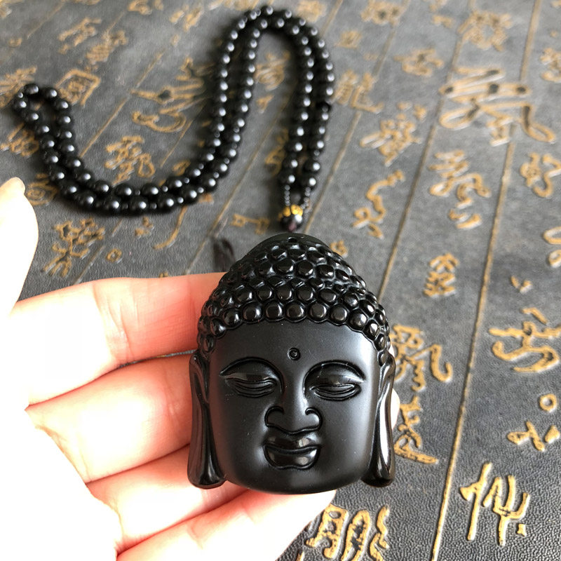 天然黑曜石大日如来证书