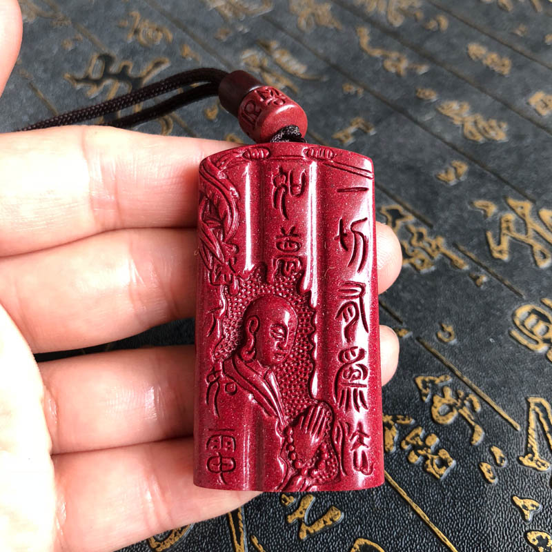 台湾原色大日如来佛祖吊坠送证书