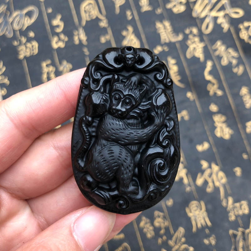 天然如意玉佩项链挂件证书吊坠