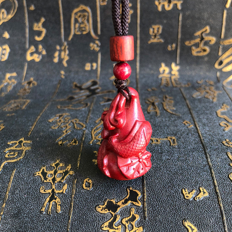 天然紫金砂挂件本命年葫芦吊坠