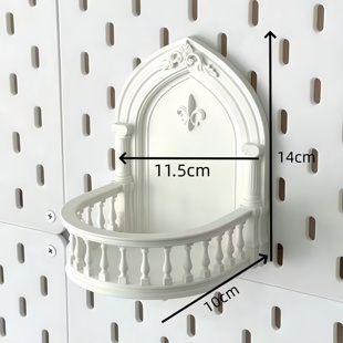 欧式 置物架新款 置物架可放手办盲盒家居摄像头 3D打印挂钩式 挂墙式