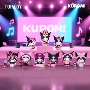 正版TOPTOY酷洛米闪闪偶像系列盲盒潮玩周边摆件公仔女生节日礼物