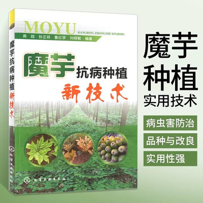 魔芋抗病种植新技术 魔芋种植技术要点难点 魔芋种植品种选择 魔芋品种改良策略 魔芋病虫害防治 魔芋种植实用技术云仓JS