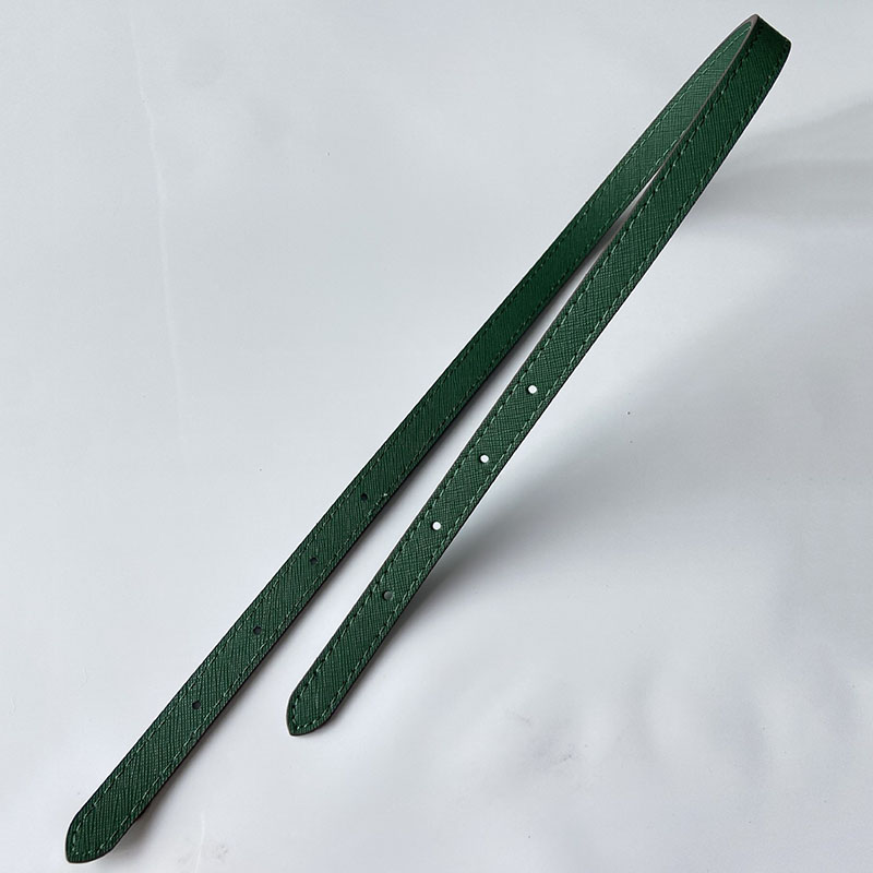 适用MK托特包购物袋手提打孔带子女箱包配件真皮包带可调节墨绿色图片
