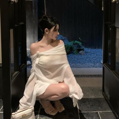 雪纺2025春季蝴蝶结套装