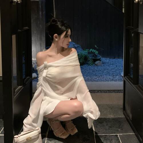 雪纺2025春季蝴蝶结套装
