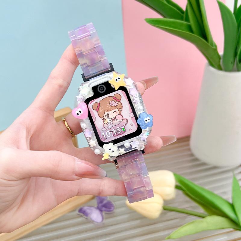 适用于华为儿童电话手表表带5xPro/4pro保护壳套4x新耀版3s/3pro