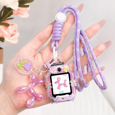 适用小天才电话手表挂绳Z10夜光Z8小狗Z9外壳Z6A卡通D2保护套表链