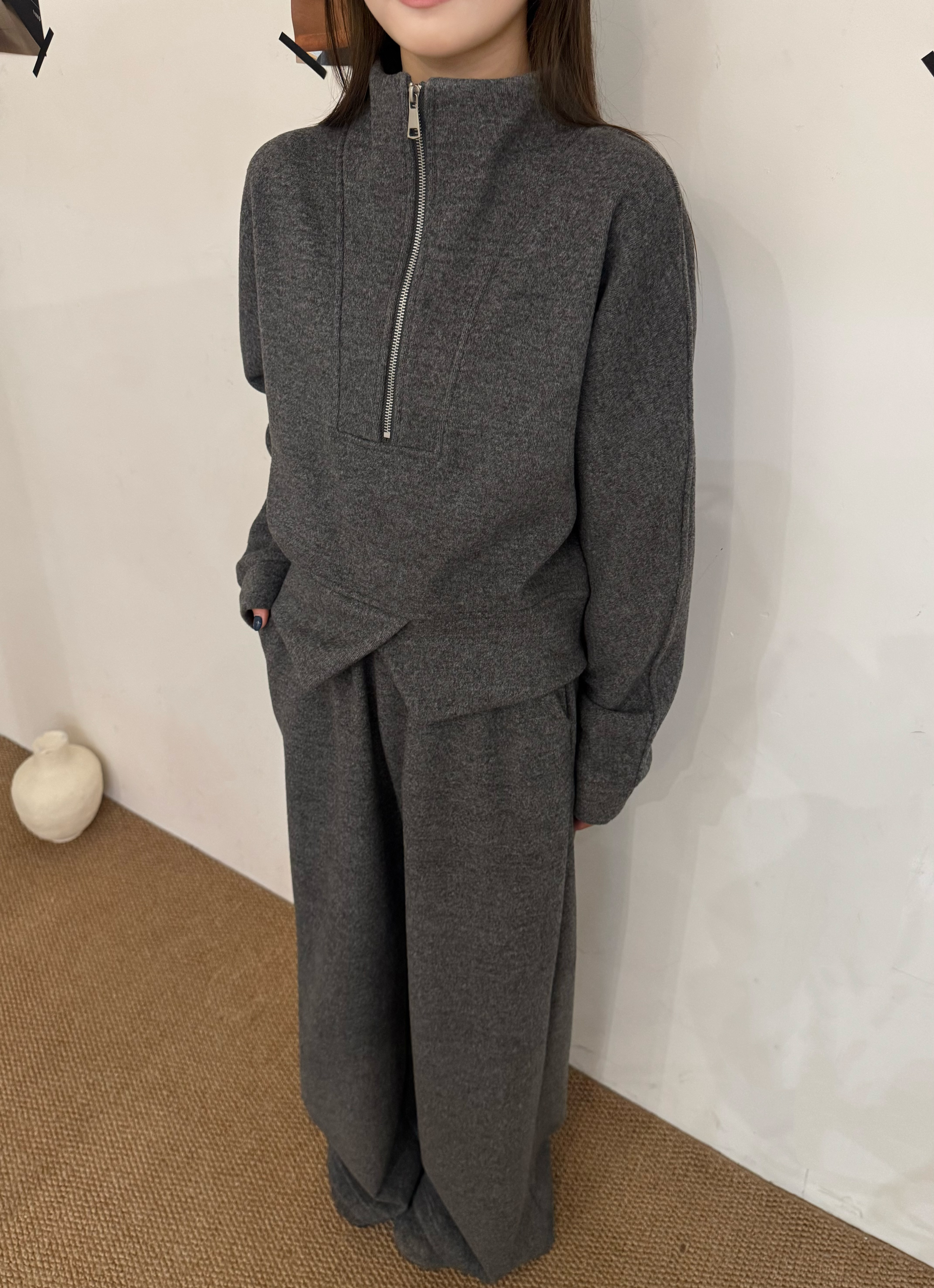 韩版加绒加厚立领卫衣运动套装女2025冬季新款宽松显瘦百搭两件套