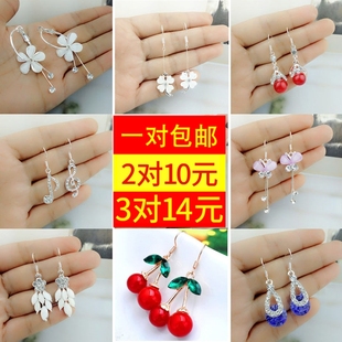 潮耳坠百搭重工轻奢耳饰高级感网红小众耳钉冷淡风 耳环女2021新款