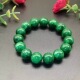 爆款 阳绿色花绿色手链批 仿翡翠干青铁龙生翠玉圆珠手链手串男女款