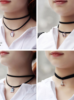 铃铛豌豆爱心项链水滴女款潮流网