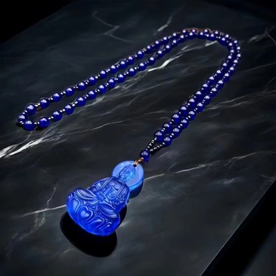 仿惠古琉璃南无药师佛吊坠男女本命药师佛挂件佛牌项链厂家直销