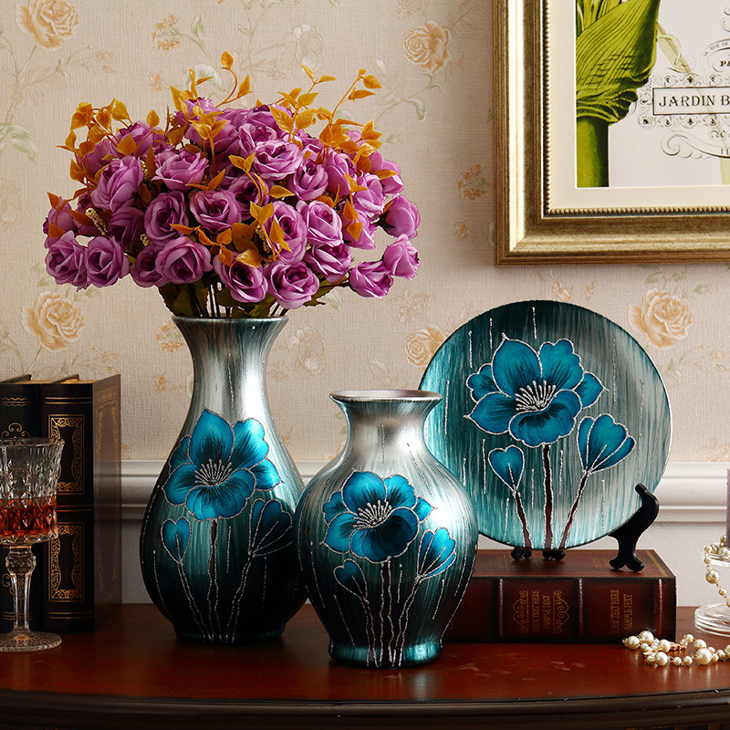 originality European Ceramic Vase Three-piece Suite Home Furnishing a living room Decoration Wedding gift flower arrangement Floral organ Luxurious ornamentin the Home accessories , Vase/Flower/Artificial flowers/Imitation jewelry , Flower/Vase , Vase  category - from Buy2taobao.com to provide professional Taobao agent buy service
